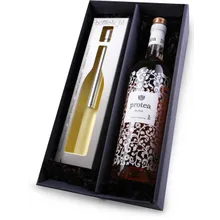 Geschenkset Protea Rosé mit Stableuchte Geschenkset Protea Rosé mit Stableuchte