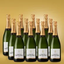 Champagne Castelnau Champagne Castelnau Brut Reserve 12er Vorratspaket Champagne Castelnau Champagne Castelnau Brut Reserve 12er Vorratspaket