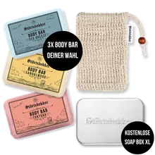 Premium Duschset - Body - 3x Body Bar nach Wahl Premium Duschset - Body - 3x Body Bar nach Wahl