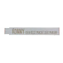 Geschenk für Maler - Zollstock mit Name und Spruch Geschenk für Maler - Zollstock mit Name und Spruch
