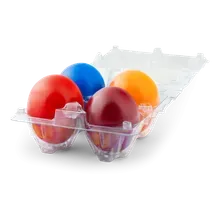 Bunte Eier gekocht, Größe M, 4 Stück Bunte Eier gekocht, Größe M, 4 Stück