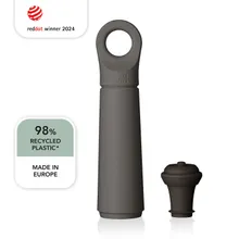 Vacu Vin Wein-Vakuumpumpe Loop graphit + Stopfen Vacu Vin Wein-Vakuumpumpe Loop graphit + Stopfen