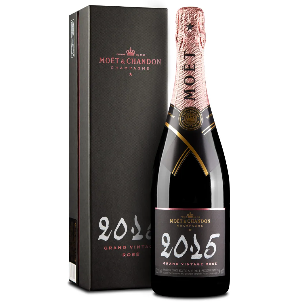 Moët & Chandon Grand Vintage Rosé 2015 Extra Brut in Geschenkpackung Moët & Chandon Grand Vintage Rosé 2015 Extra Brut in Geschenkpackung