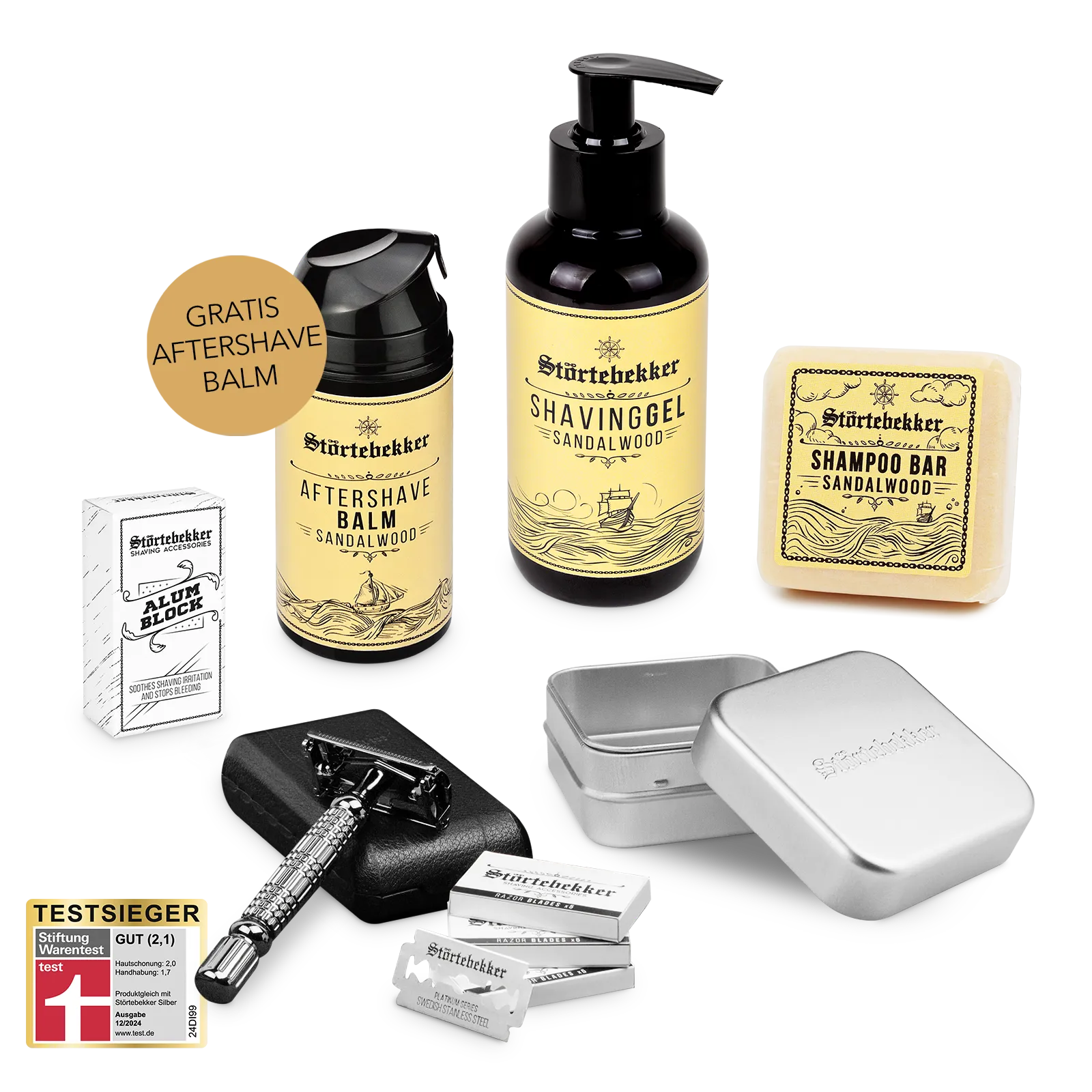 Störtebekker Shower & Shave Essential Set - Rasierhobel %27Hamburg%27 Schwarz Störtebekker Shower & Shave Essential Set - Rasierhobel %27Hamburg%27 Schwarz