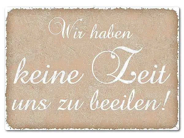 Retroschild mit Wunschtext A4 cappuccino Retroschild mit Wunschtext A4 cappuccino