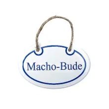 Emailleschild Machobude Emailleschild Machobude