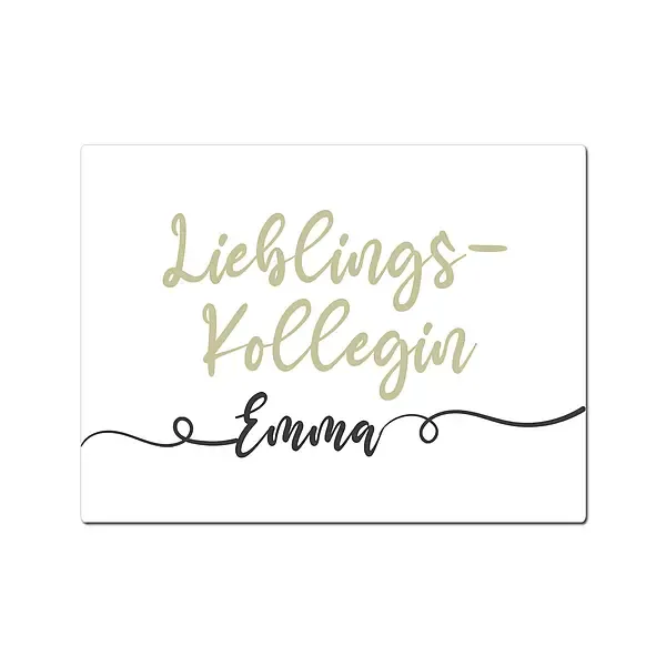 Geschenk für die Lieblingskollegin - mit Name - Schild in mehreren Größen Geschenk für die Lieblingskollegin - mit Name - Schild in mehreren Größen