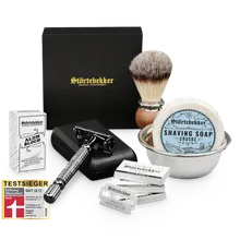 Störtebekker Rasierset - Rasierhobel %27Hamburg%27 Schwarz Störtebekker Rasierset - Rasierhobel %27Hamburg%27 Schwarz