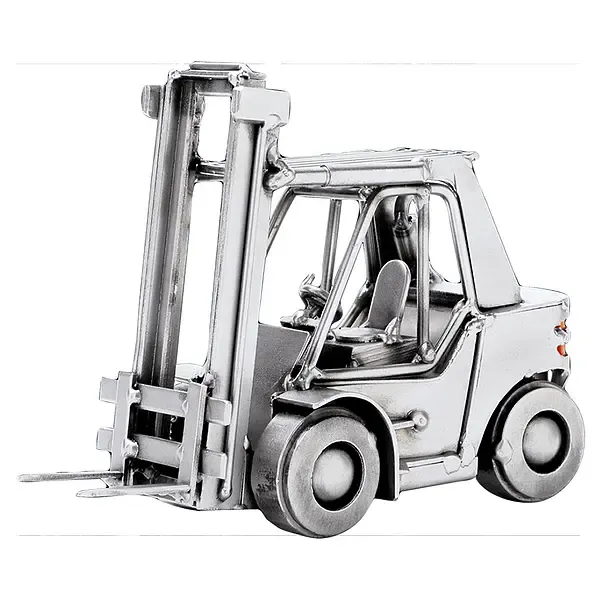 Geschenktipp Modell Gabelstapler aus Metall aus der Schraubenmännchen Serie Geschenktipp Modell Gabelstapler aus Metall aus der Schraubenmännchen Serie