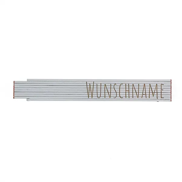 Zollstock mit Gravur - Wunschnamen oder -text Zollstock mit Gravur - Wunschnamen oder -text