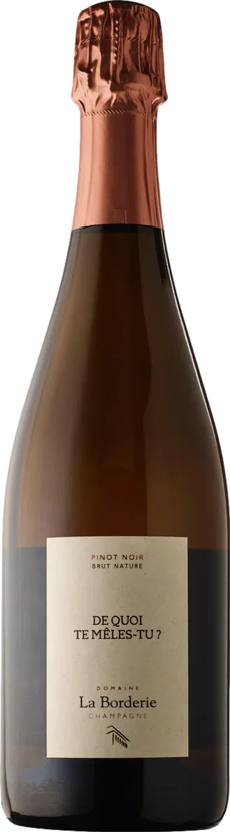 Champagne Domaine la Borderie De Quoi Te Meles Tu Blanc de Noirs Extra Brut Champagne Domaine la Borderie De Quoi Te Meles Tu Blanc de Noirs Extra Brut