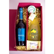 Vinolisa Selezione Präsent "Limoncino Spritz" - Wein und Feinkost in hochwertiger Geschenkverpackung