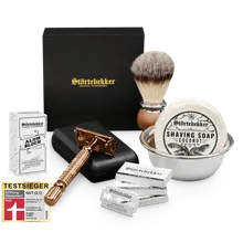 Störtebekker Rasierset - Rasierhobel %27Hamburg%27 Rosé - Gold Störtebekker Rasierset - Rasierhobel %27Hamburg%27 Rosé - Gold