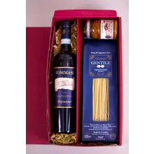 Vinolisa Selezione Präsent "Buon appetito" - Wein und Feinkost in hochwertiger Geschenkverpackung