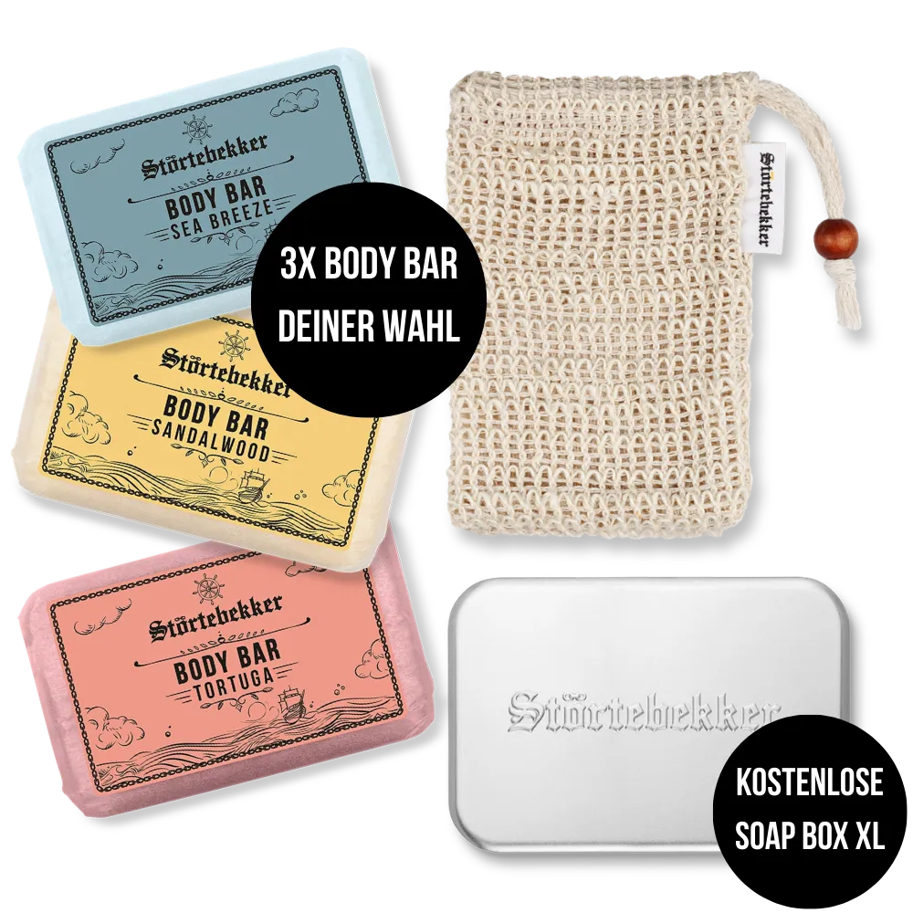 Premium Duschset - Body - 3x Body Bar nach Wahl Premium Duschset - Body - 3x Body Bar nach Wahl