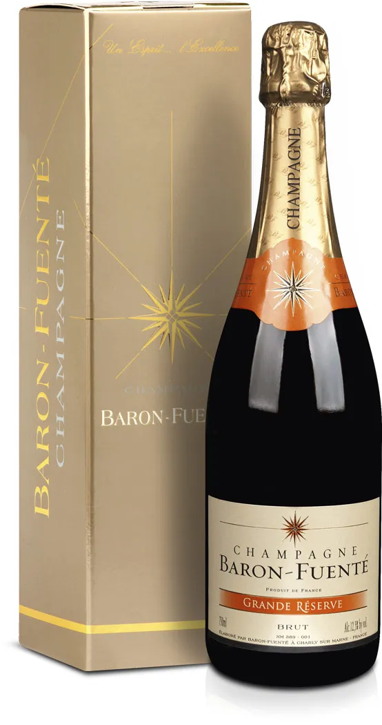Champagne Baron Fuenté Grande Réserve Brut im Präsentkarton Champagne Baron Fuenté Grande Réserve Brut im Präsentkarton