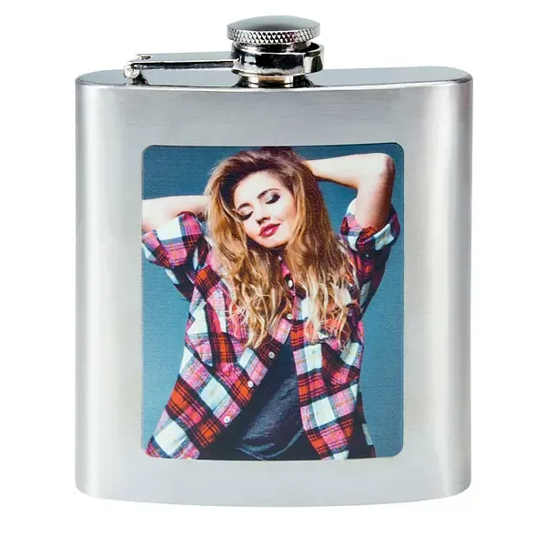 Flachmann mit Ihrem individuellen Foto Flachmann mit Ihrem individuellen Foto