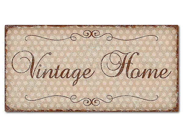 Dekoschild im Retro Look mit Polka Dots 300 x 150mm Polka Dots cappuccino Dekoschild im Retro Look mit Polka Dots 300 x 150mm Polka Dots cappuccino