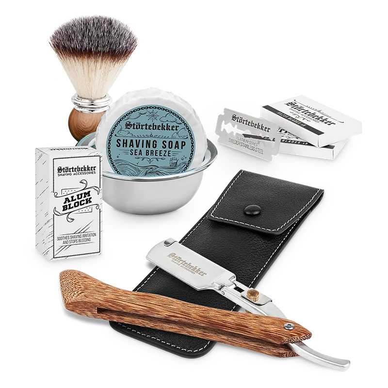 Störtebekker Rasierset - Rasiermesser %27Heartwood%27 Störtebekker Rasierset - Rasiermesser %27Heartwood%27