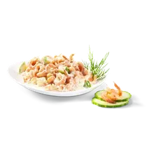 Nordseekrabbe, Gurke, Dill Nordseekrabbe, Gurke, Dill
