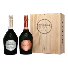 Champagne Laurent-Perrier Cuvée Rosé und Blanc de Blancs Brut Nature Champagne Laurent-Perrier Cuvée Rosé und Blanc de Blancs Brut Nature