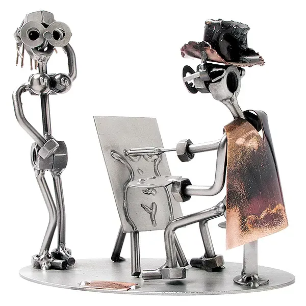 Schraubenmann und Schraubenfrau - Aktmalerei Schraubenmann und Schraubenfrau - Aktmalerei