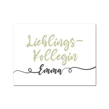 Geschenk für die Lieblingskollegin - mit Name - Schild in mehreren Größen Geschenk für die Lieblingskollegin - mit Name - Schild in mehreren Größen