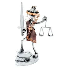 Schraubenmännchen Justitia Schraubenmännchen Justitia