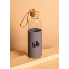 KoRo Trinkflasche aus Glas mit Silikonschutz 750 ml KoRo Trinkflasche aus Glas mit Silikonschutz 750 ml