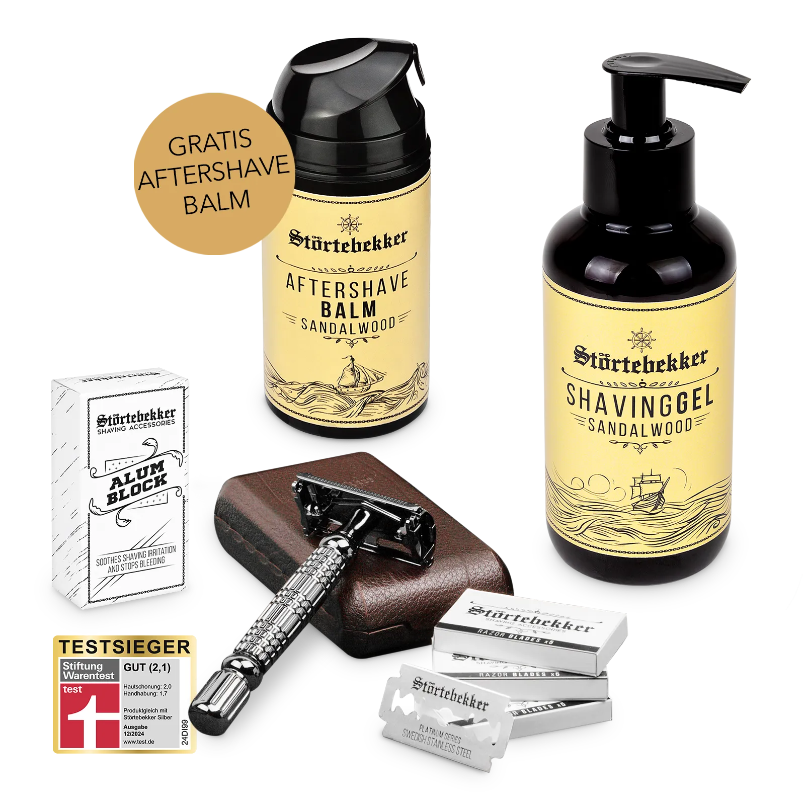 Störtebekker Rise ‘n’ Shine Shaving Set - Rasierhobel %27Hamburg%27 Schwarz Störtebekker Rise ‘n’ Shine Shaving Set - Rasierhobel %27Hamburg%27 Schwarz