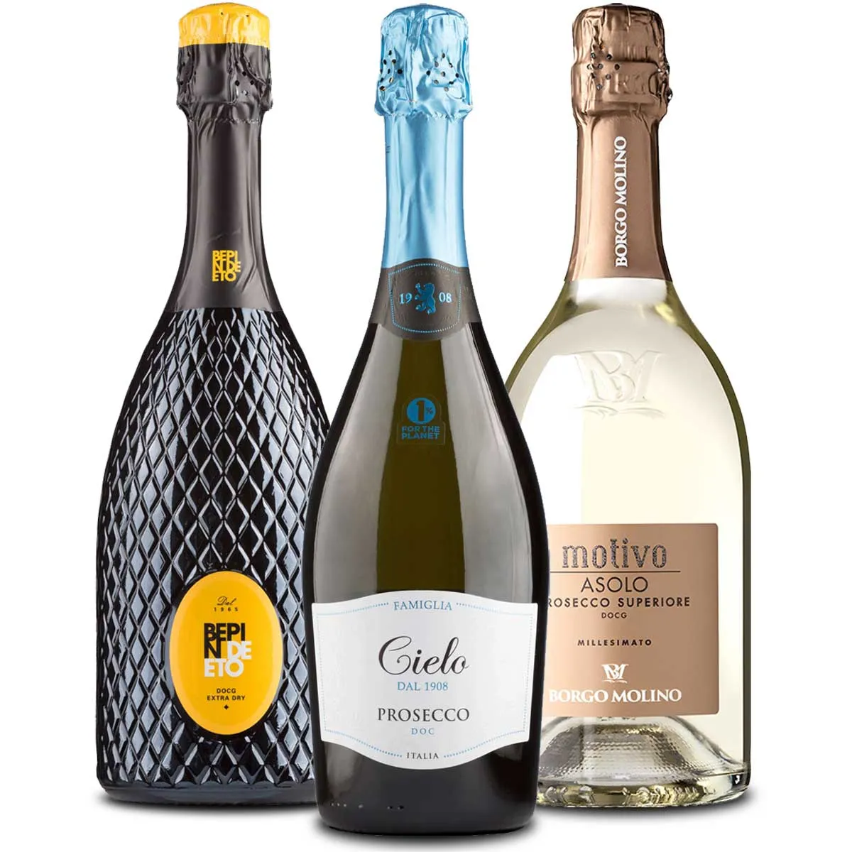 3er Probierpaket Prosecco 3er Probierpaket Prosecco