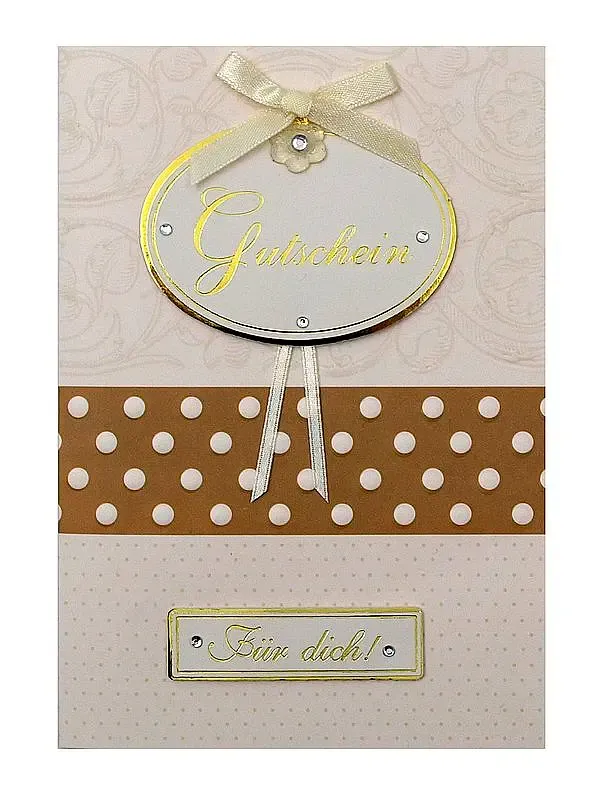 Grußkarte Gutschein für dich Grußkarte Gutschein für dich