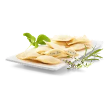 Ravioli mit Bufala, Zitrone und Thymian Ravioli mit Bufala, Zitrone und Thymian