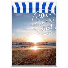 Schild mit Spruch "Du kannst das!" - A4 Schild mit Spruch "Du kannst das!" - A4