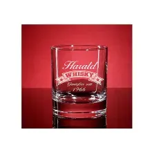 Whiskyglas Islande mit Gravur Whiskyglas Islande mit Gravur