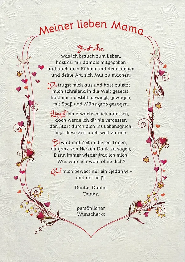 Geschenkidee für die Mutter - modern Geschenkidee für die Mutter - modern