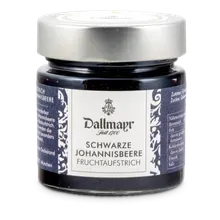 Fruchtaufstrich schwarze Johannisbeere Dallmayr Fruchtaufstrich schwarze Johannisbeere Dallmayr
