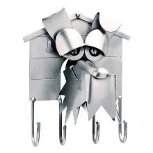 Schlüsselhaken - Hund als Schlüsselbrett - Maße 9x13 cm Schlüsselhaken - Hund als Schlüsselbrett - Maße 9x13 cm