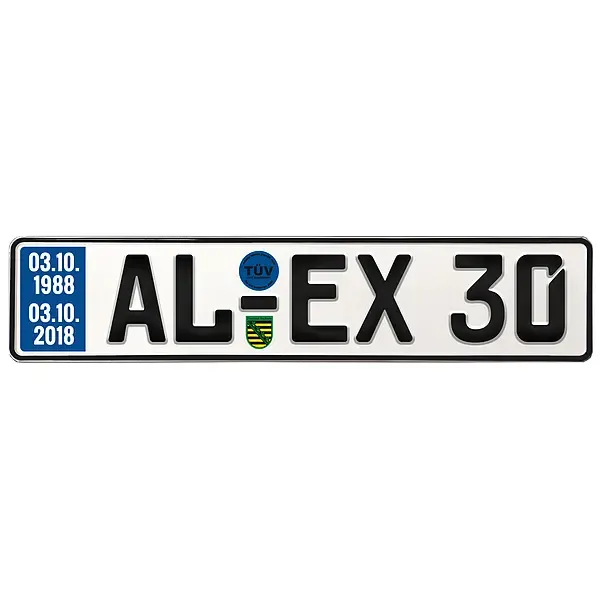Geschenk zum 30. Geburtstag - Schild mit TÜV Geschenk zum 30. Geburtstag - Schild mit TÜV