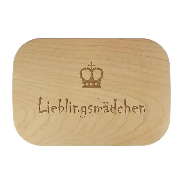 Lieblingsmädchen - Schneidebrett mit Gravur 28x19x1,5 cm Lieblingsmädchen - Schneidebrett mit Gravur 28x19x1,5 cm