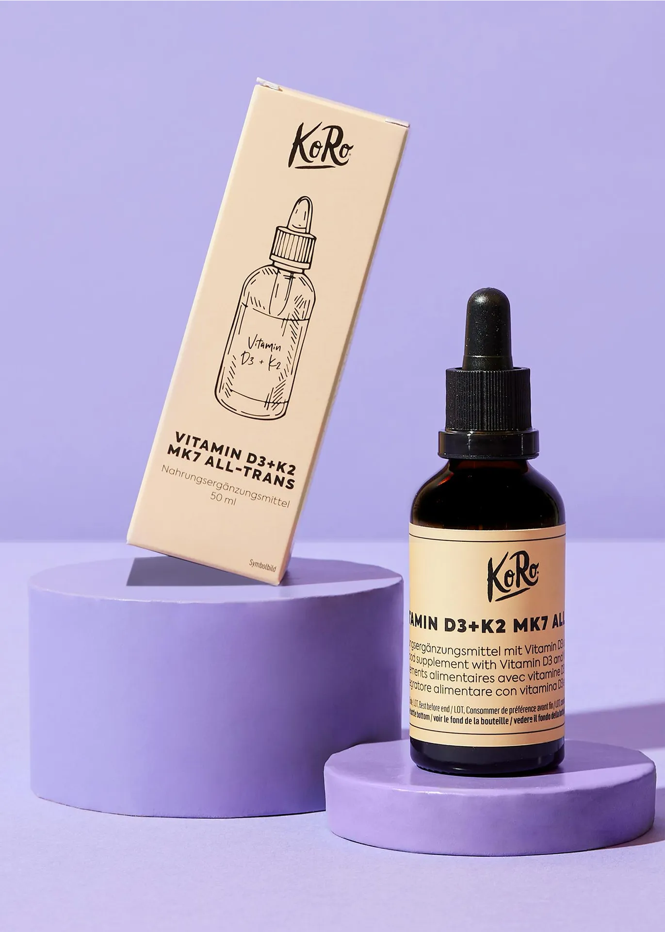 Vitamin D3+K2 MK7 Tropfen all-trans 50 ml Vitamin D3+K2 MK7 Tropfen all-trans 50 ml