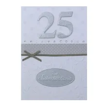 Grußkarte zur Silberhochzeit Grußkarte zur Silberhochzeit