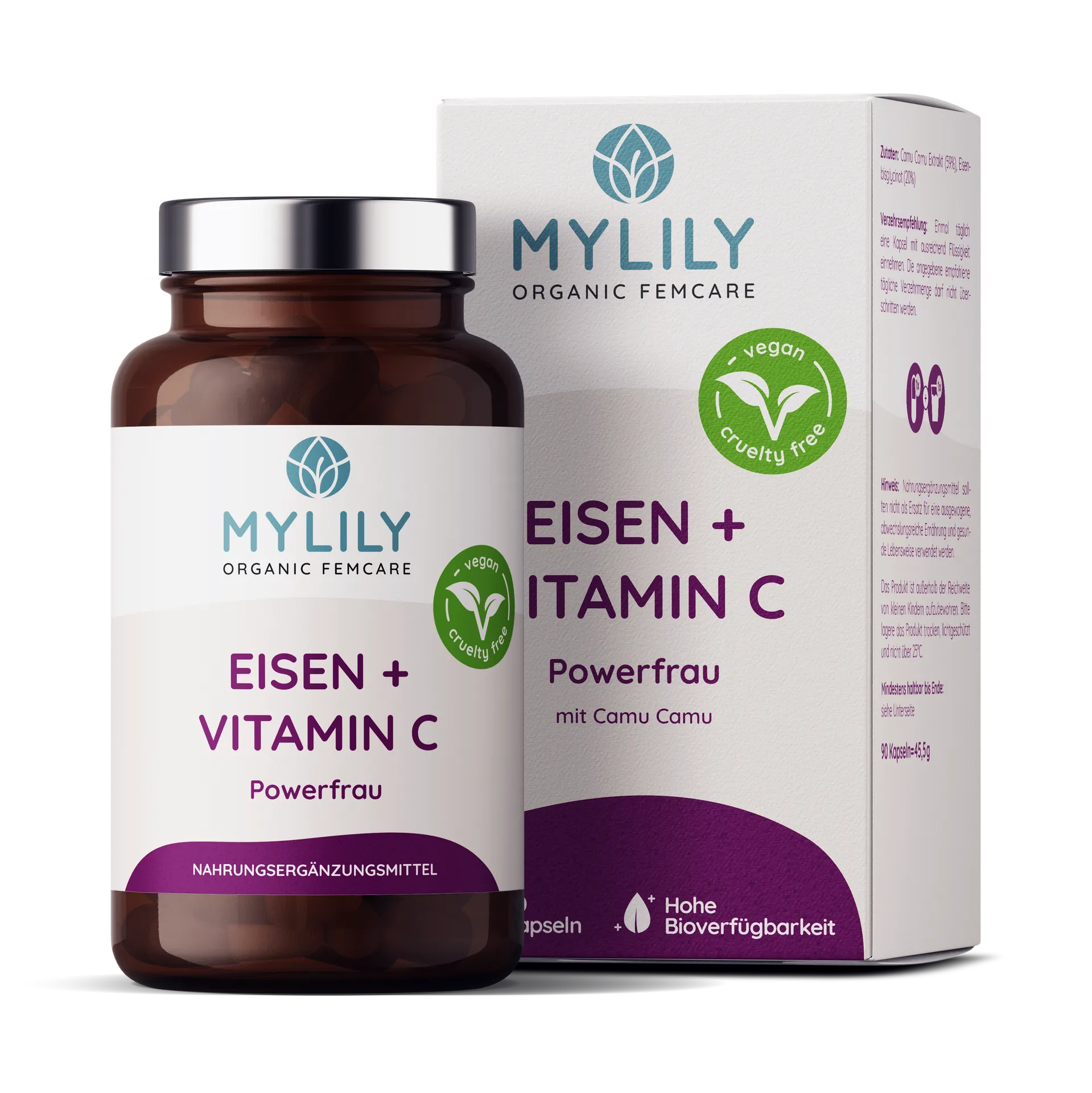 Eisen + Vitamin C Kapseln Eisen + Vitamin C Kapseln