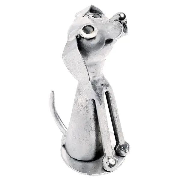 Metallfigur Hund Metallfigur Hund