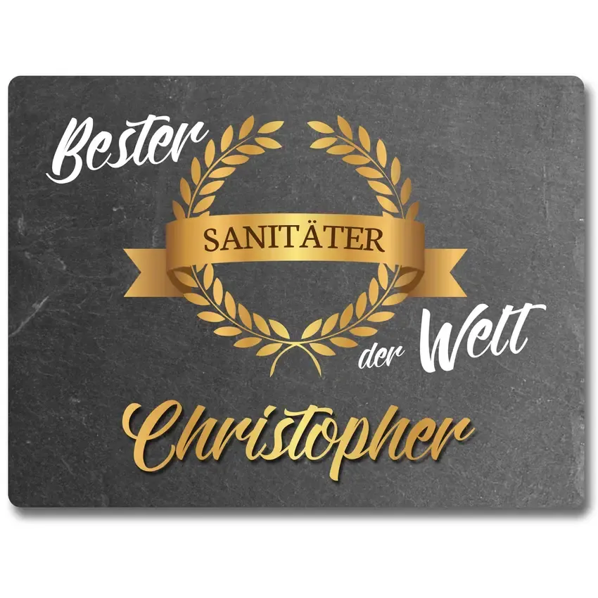 Schieferschild 20 x 15 cm zur Auszeichnung "Beste/r ..." Schieferschild 20 x 15 cm zur Auszeichnung "Beste/r ..."