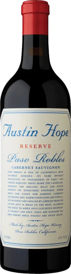 Austin Hope Cabernet Sauvignon Reserve 2020 Austin Hope Cabernet Sauvignon Reserve 2020