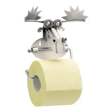 Toilettenpapierhalter Elch aus Metall Toilettenpapierhalter Elch aus Metall