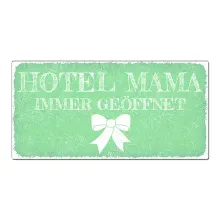 Aluschild im Vintage Look mit Wunschtext 300 x 150mm mint Aluschild im Vintage Look mit Wunschtext 300 x 150mm mint