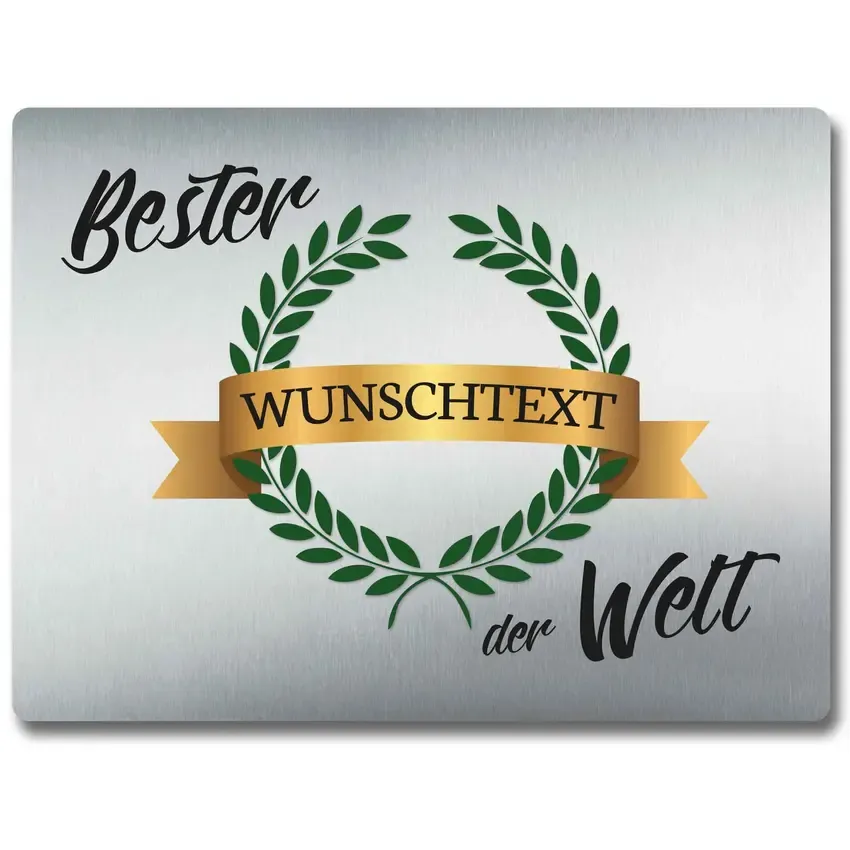 Blechschild 20 x 15 cm zur Auszeichnung "Beste/r ..." Blechschild 20 x 15 cm zur Auszeichnung "Beste/r ..."
