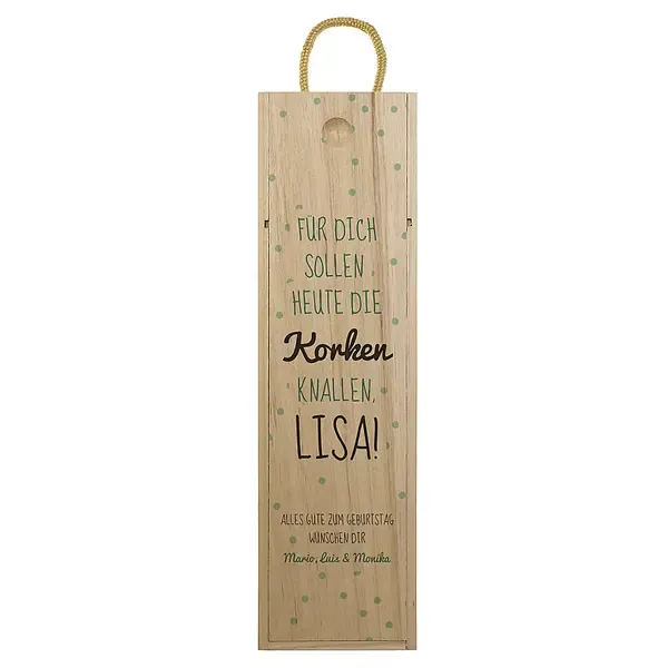 Schöne Geschenkidee - Weinkiste zum Geburtstag Design 3 Schöne Geschenkidee - Weinkiste zum Geburtstag Design 3